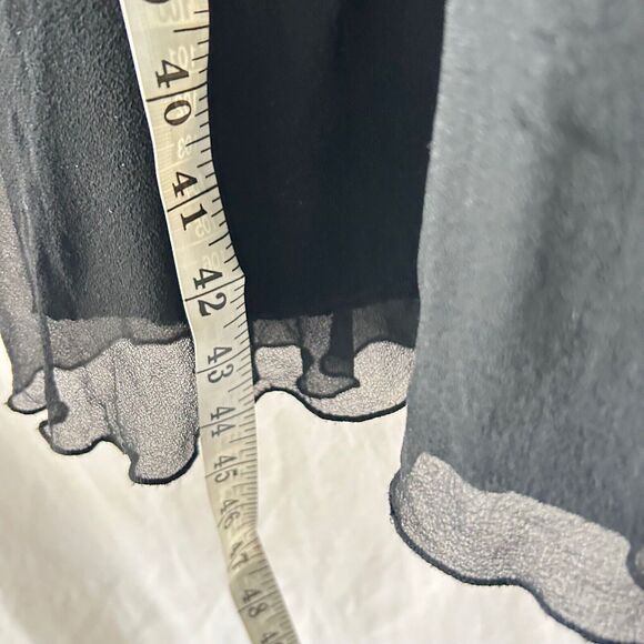 Vintage 90s Y2k Asymmetrical Prom Dress 8 Fairy Grunge Dark Romance Formal - Picture 6 of 8